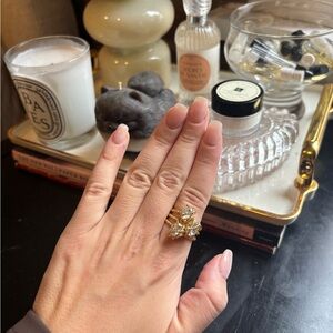 Elegant Gold Rings with Intricate Design